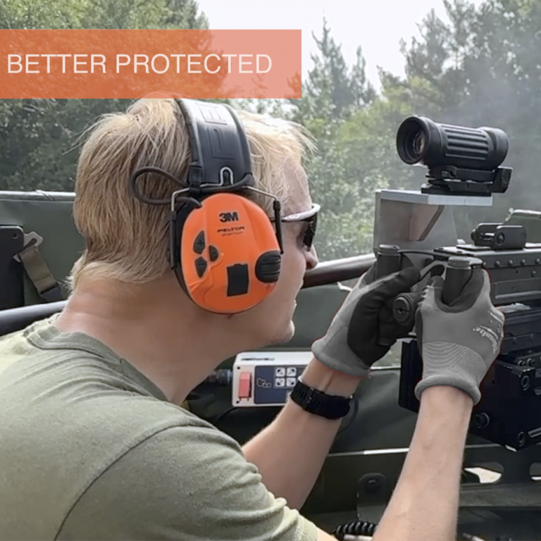 SIMA Innovation. Soldier is shooting